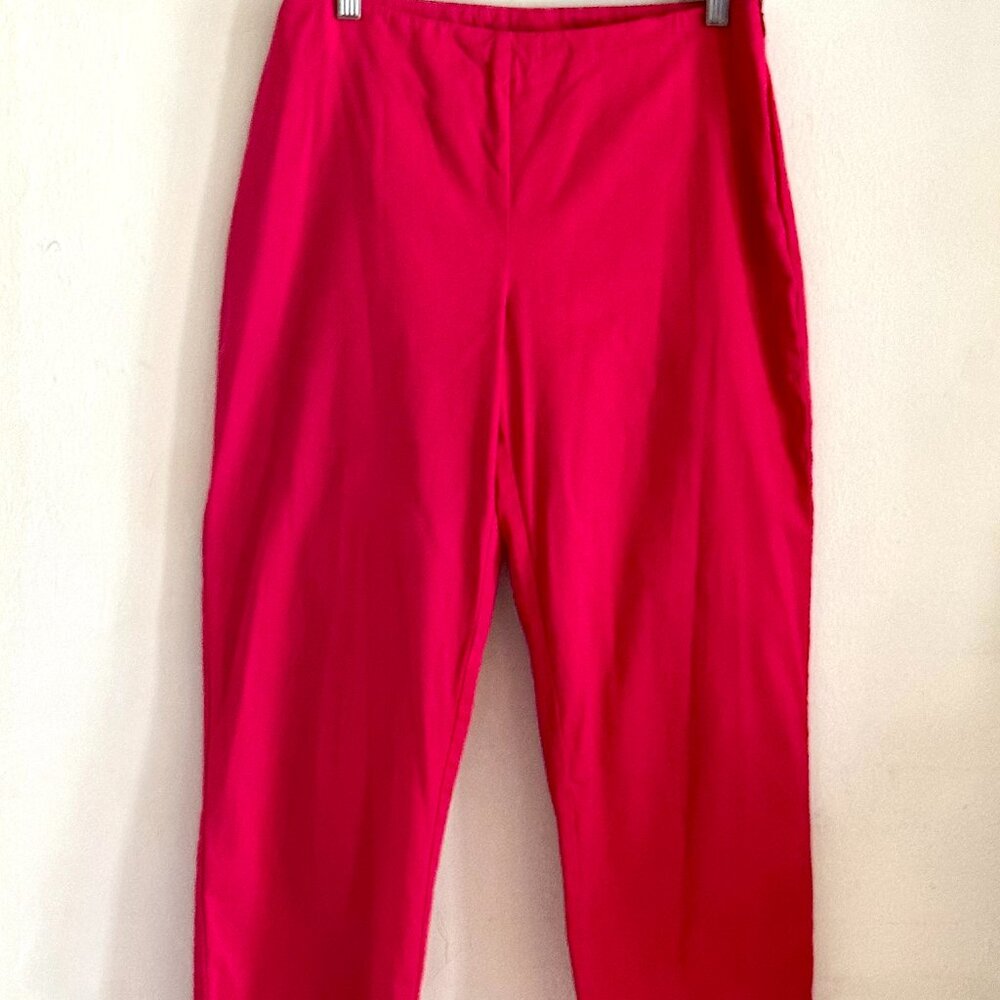 David Loren Red  Stretch Capri Ankle Length Pants Size 4